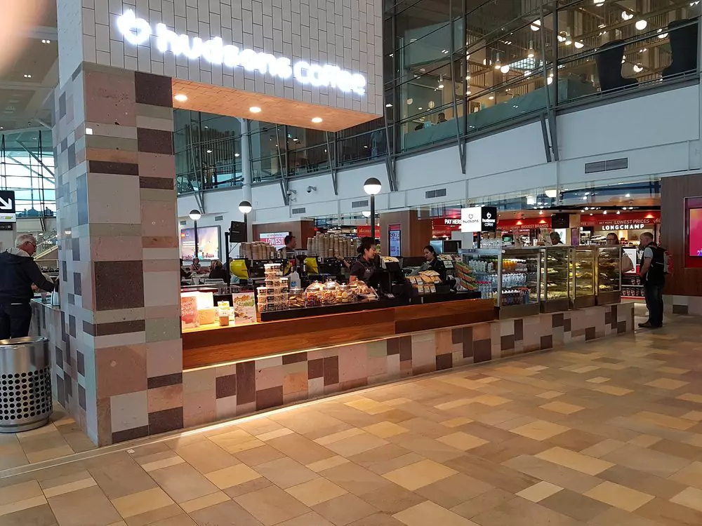 Hudsons Coffee at Brisbane Airport
