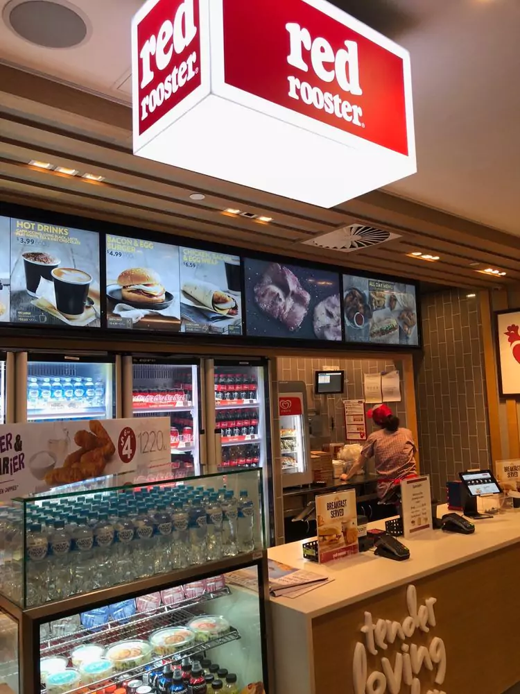 Red Rooster at Brisbane Airport